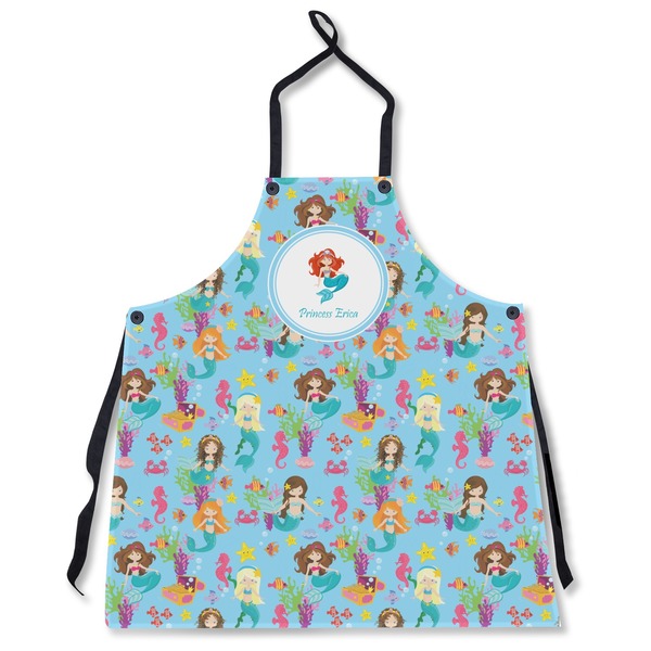 Custom Mermaids Apron Without Pockets w/ Name or Text