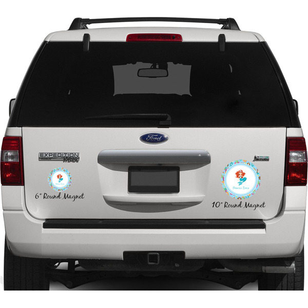 Mermaids Personalized Car Magnets on Ford Explorer