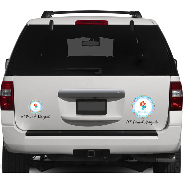 Mermaids Personalized Car Magnets on Ford Explorer