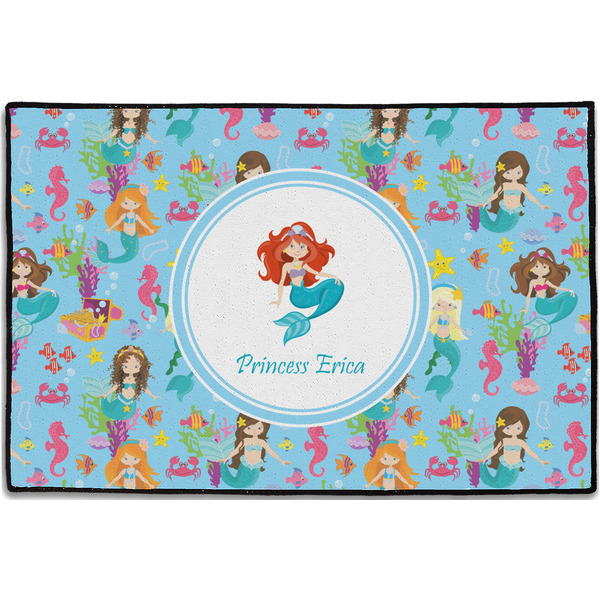 Mermaids Personalized Door Mat - 36x24 (APPROVAL)