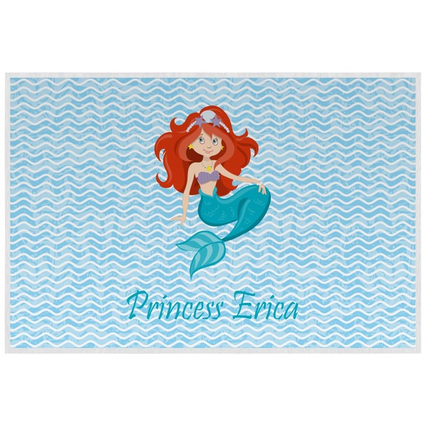 Mermaids Personalized Placemat (Back)