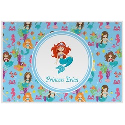 Mermaids Laminated Placemat w/ Name or Text