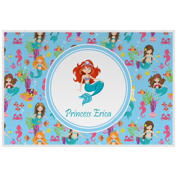 Custom Mermaids Laminated Placemat w/ Name or Text