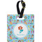 Mermaids Plastic Luggage Tag - Square w/ Name or Text