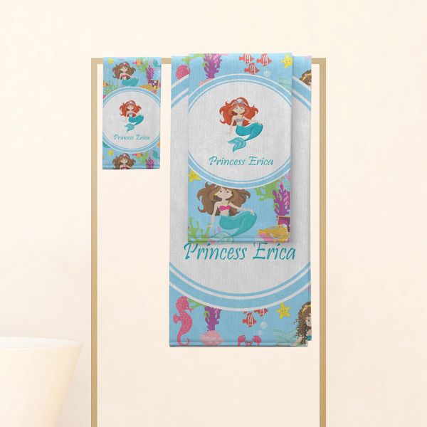 Mermaids Personalized Towel Set