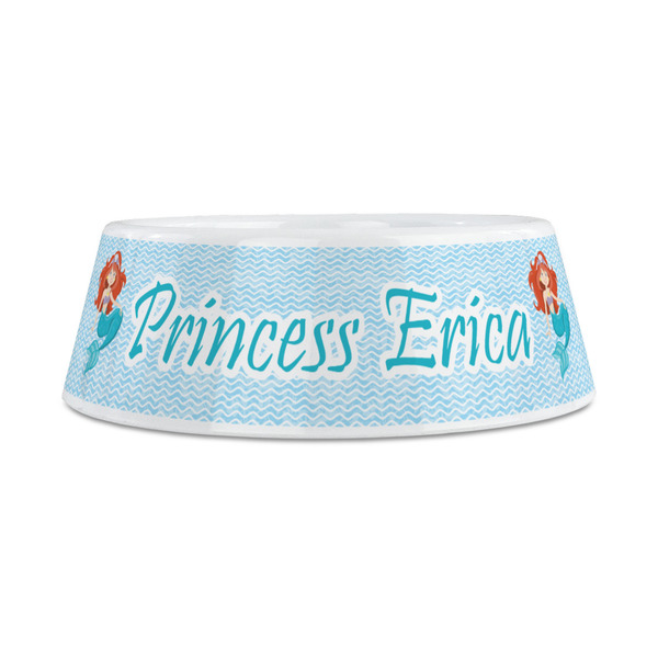 Mermaids Plastic Dog Bowls - Medium - FRONT