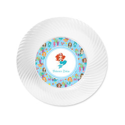 Mermaids Plastic Party Appetizer & Dessert Plates - 6" (Personalized)
