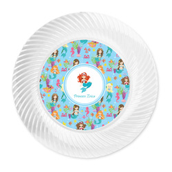 Mermaids Plastic Party Dinner Plates - 10" (Personalized)
