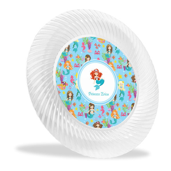 Custom Mermaids Plastic Party Dinner Plates - 10" (Personalized)
