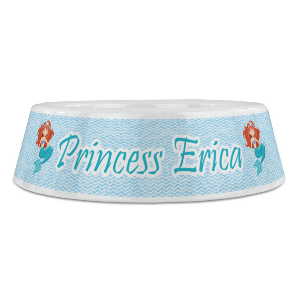 Mermaids Plastic Pet Bowls - Large - FRONT