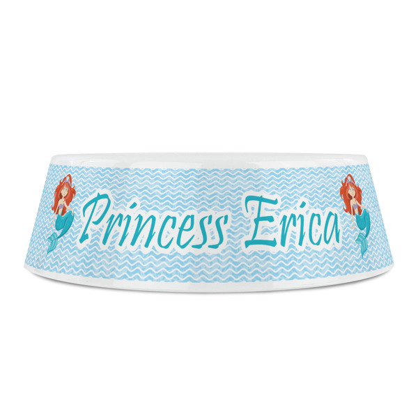 Mermaids Plastic Pet Bowls - Small - FRONT