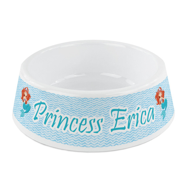Custom Mermaids Plastic Dog Bowl - Small (Personalized)
