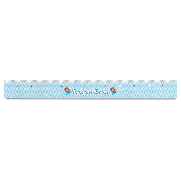Mermaids Plastic Ruler - 12" - FRONT