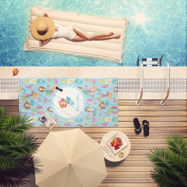 Mermaids Pool Towel Lifestyle