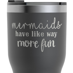 Mermaids RTIC Tumbler - Black - Engraved Front & Back (Personalized)