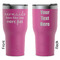Mermaids RTIC Tumbler - Magenta - Double Sided - Front & Back