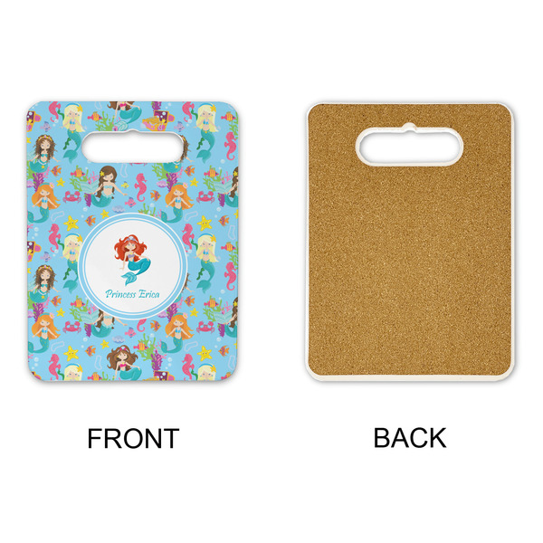 Mermaids Rectangle Trivet with Handle - APPROVAL