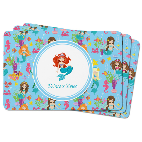 Mermaids Rectangular Fridge Magnet - THREE