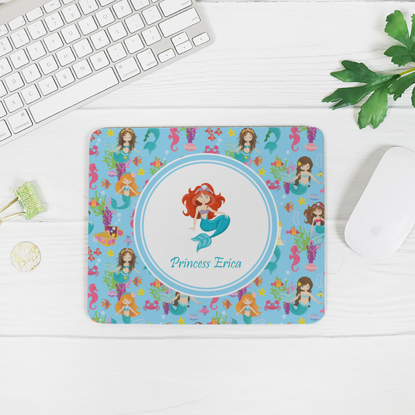 Mermaids Rectangular Mouse Pad - LIFESTYLE 2