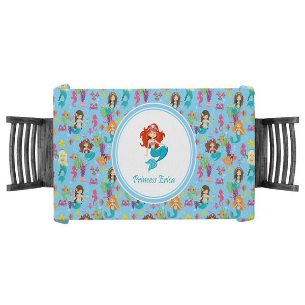 Custom Mermaids Tablecloth - 58"x58" (Personalized)