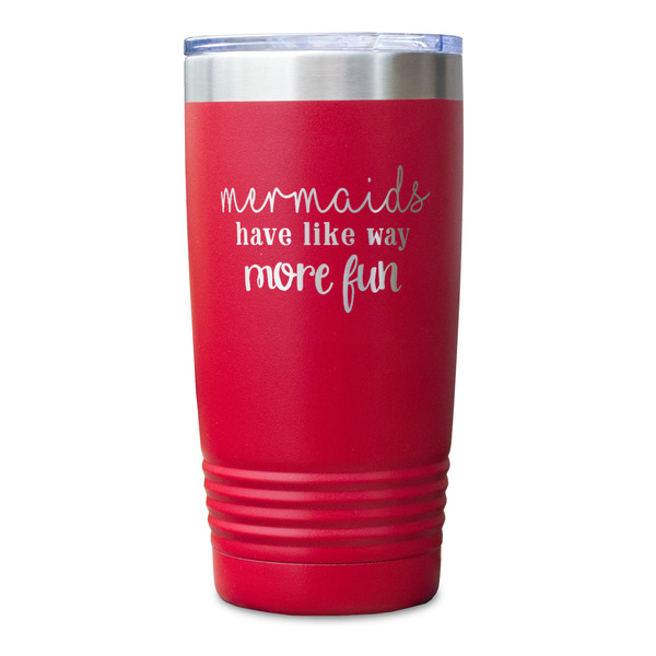 Mermaids Red Polar Camel Tumbler - 20oz - Single Sided - Approval