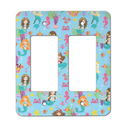 Mermaids Rocker Style Light Switch Cover - Two Switch