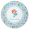 Mermaids Round Rubber Backed Coaster (Personalized)
