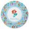 Mermaids Round Rubber Backed Coaster (Personalized)