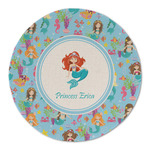 Mermaids Round Linen Placemat (Personalized)