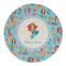 Mermaids Round Linen Placemat - Single Sided (Personalized)
