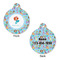 Mermaids Round Pet Tag - Front & Back