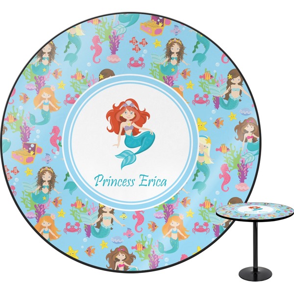 Custom Mermaids Round Table - 30" (Personalized)
