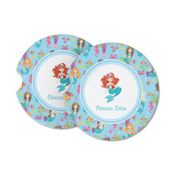 Mermaids Sandstone Car Coasters (Personalized)