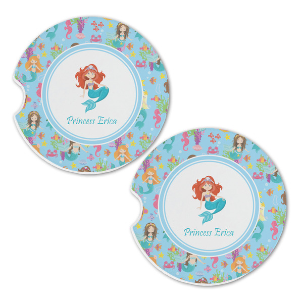 Mermaids Sandstone Car Coasters - Set of 2