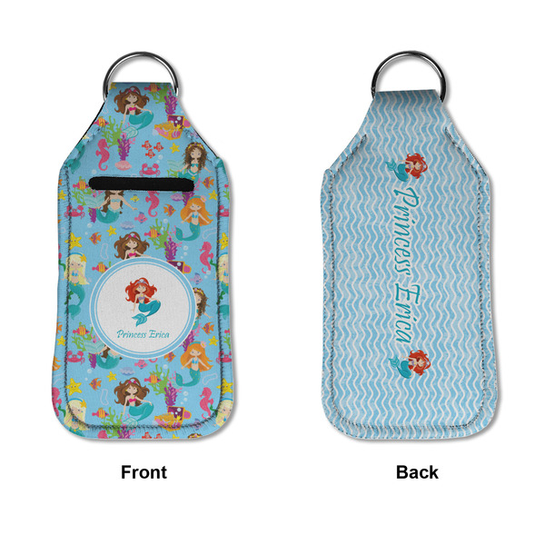 Mermaids Sanitizer Holder Keychain - Large APPROVAL (Flat)