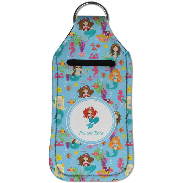 Mermaids Sanitizer Holder Keychain - Large (Front)