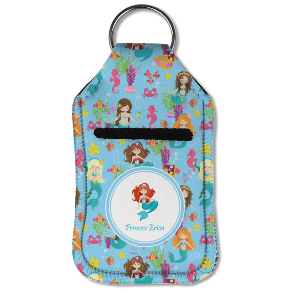 Mermaids Sanitizer Holder Keychain - Small (Front Flat)