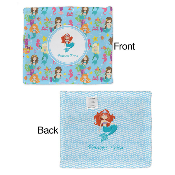 Mermaids Security Blanket - Front & Back View
