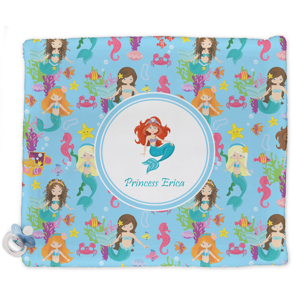 Custom Mermaids Security Blanket - Single Sided (Personalized)