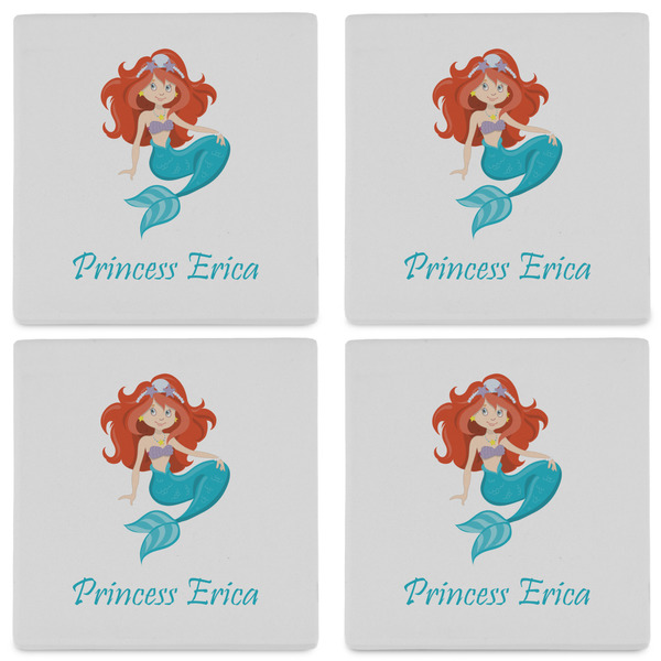 Mermaids Set of 4 Sandstone Coasters - See All 4 View