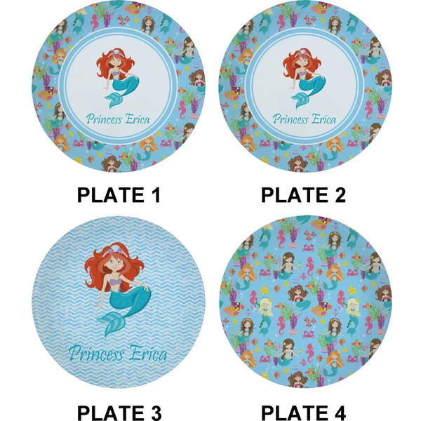Mermaids Set of Appetizer / Dessert Plates (Approval)