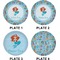 Mermaids Set of Lunch / Dinner Plates (Approval)
