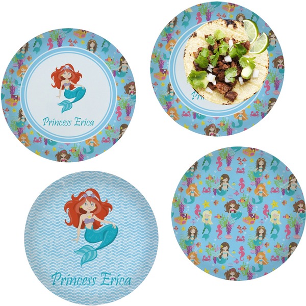 Mermaids Set of Lunch / Dinner Plates