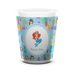 Mermaids Ceramic Shot Glass - 1.5 oz - White - Single (Personalized)