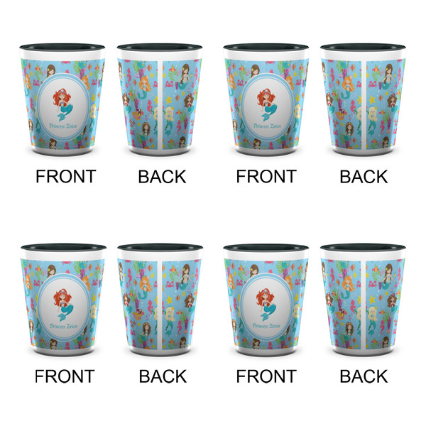 Mermaids Shot Glassess - Two Tone - Set of 4 - APPROVAL