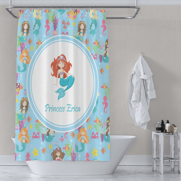 Mermaids Shower Curtain Lifestyle