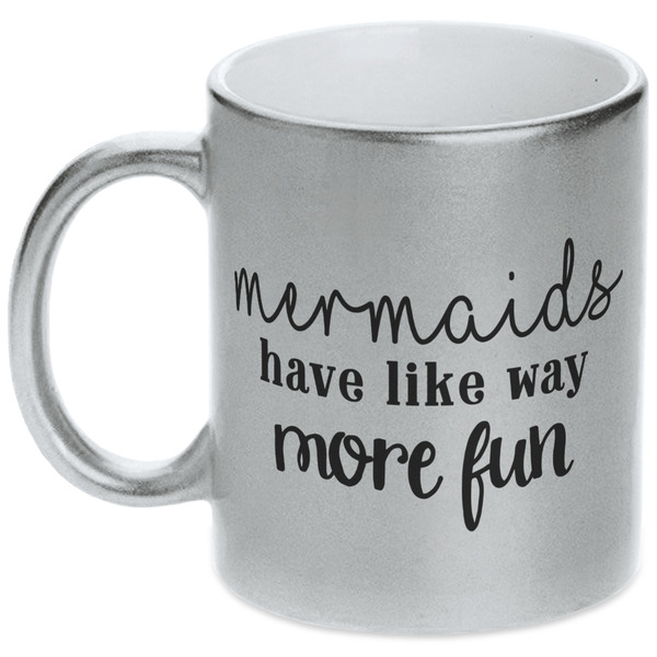Mermaids Silver Mug - Main