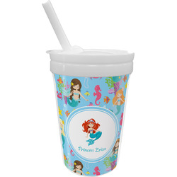 Mermaids Sippy Cup with Straw (Personalized)