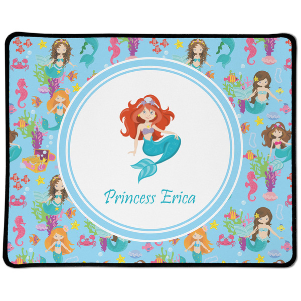 Custom Mermaids Large Gaming Mouse Pad - 12.5" x 10" (Personalized)