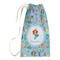 Mermaids Small Laundry Bag - Front View